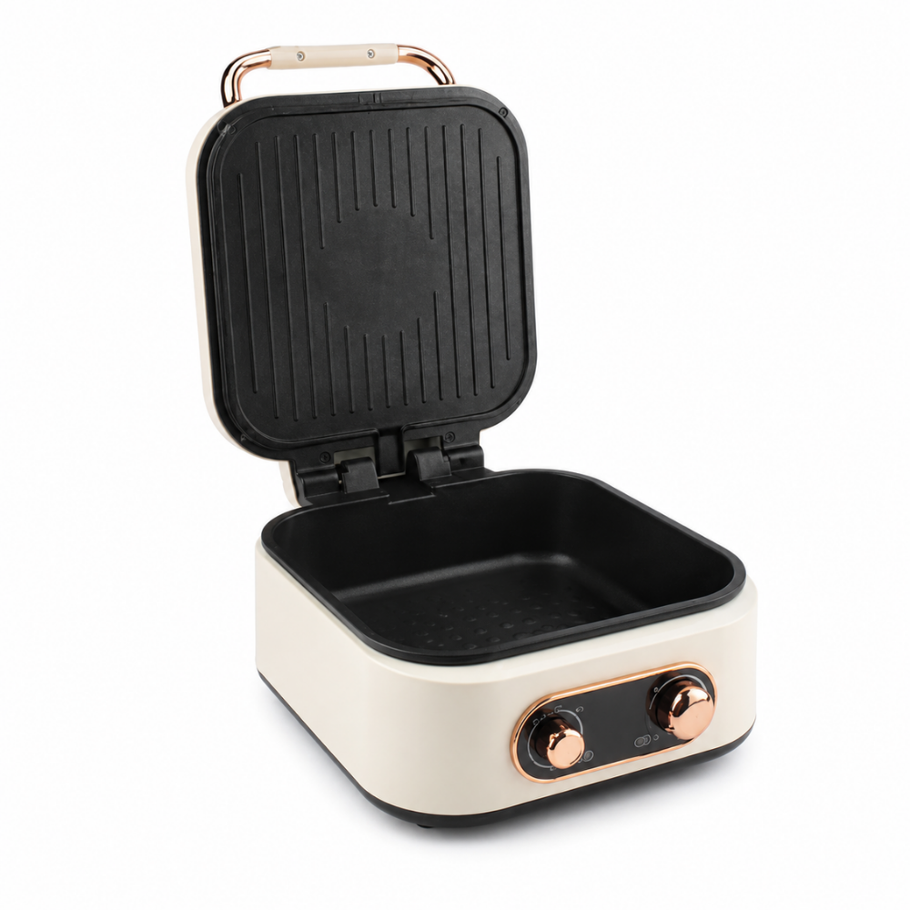 Electric Sandwich Maker & Panini Press Grill – Non-Stick Breakfast Maker